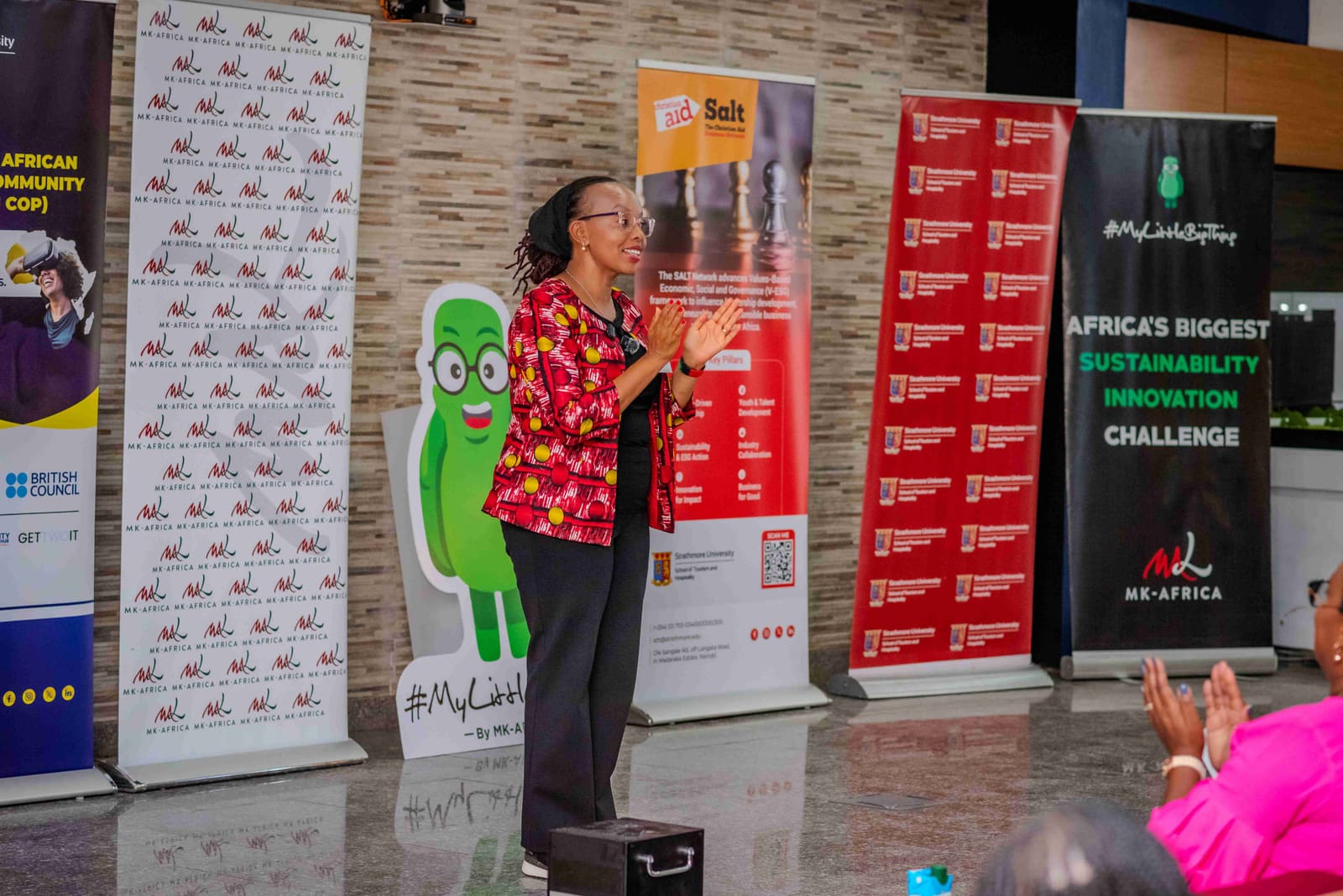 Muthoni Kanyana opens the 2025 Demo Day.